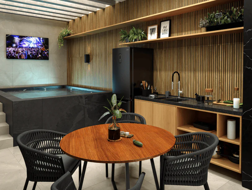 gourmet no condomínio resort Maravista Home Beach Aracaju